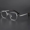 Coll Retro Titanium Square Glasses Frame