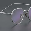 Titanium Vintage Round Eyeglasses Frames ST3125