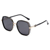 LARGE FRAME UV PROTECTION DIAMOND RIMMED SUNGLASSES