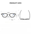 Retro Titanium Square Glasses Frame  5861