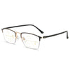 MEN'S CASUAL HALF-FRAME MULTI-FOCUS ANTI-BLUE LIGHT READING GLASSES