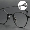 Siegel Titanium Vintage Round Eyeglasses Frame