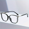 WOMEN'S FASHIONABLE LARGE FRAME FLASH DIAMOND ANTI-BLUE LIGHT READING GLASSES