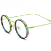 Titanium Round Glasses Frame BR185844