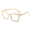 STYLISH SQUARE FRAME CANDY COLOR ANTI-BLUE LIGHT READING GLASSES