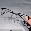 2024 New fashionable ultra-light color-changing anti-blue light glasses