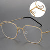 Retro Titanium Square Glasses Frame 5527-1