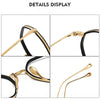 Quan Titanium Geometric Glasses Frame