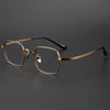 Coll Retro Titanium Square Glasses Frame