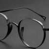 Herr Titanium Vintage Oval Glasses Frame