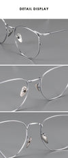 Titanium Geometric Glasses Frame ST10901