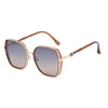 LARGE FRAME UV PROTECTION DIAMOND RIMMED SUNGLASSES