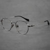 Titanium Geometric Glasses Frame ST 563