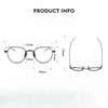 Titanium Geometric Glasses Frame 80803