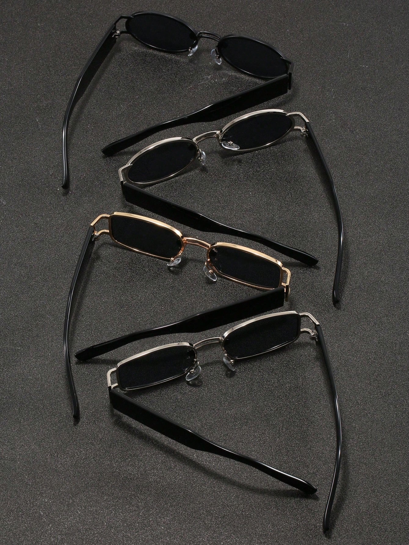1pc Men Metal Daily Geometric Fashion Sunglasses For Cool Outdoor