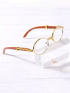 Round Framed Optical Glasses Full-Metal Frame XY6101