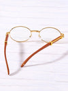 Round Framed Optical Glasses Full-Metal Frame XY6101