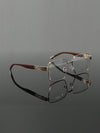 Metal Square Glasses Frames CM3490