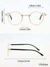 Metal Round Glasses Frames SE012