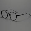 Titanium Vintage Round Eyeglasses Frames ST10519