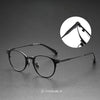 Retro Oval Titanium Ultra-Light Glasses Frame DRX2078