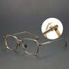 Aran Retro Titanium Square Glasses Frame