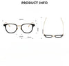 Yaber Titanium Vintage Square Eyeglasses Frame