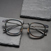 Calyx Titanium Vintage Square Eyeglasses Frames