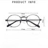 Riven Titanium Vintage Oval Eyeglasses Frames