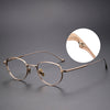 Titanium Round Glasses Frame  Chord E