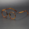 Mika Titanium Vintage Round Eyeglasses Frame