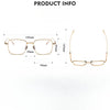 Retro Titanium Square Glasses Frame 80984