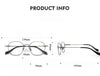 Titanium Geometric Glasses Frame ST 563