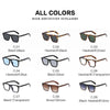 2023 Classic Men's Square Sunglasses Fashion Rivet Retro Beckham Style Driver Eyewear JN1210