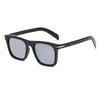 2023 Classic Men's Square Sunglasses Fashion Rivet Retro Beckham Style Driver Eyewear JN1210