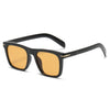 2023 Classic Men's Square Sunglasses Fashion Rivet Retro Beckham Style Driver Eyewear JN1210