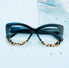 Butterfly Blue Tortoise Eyeglasses