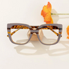 Square Mauve Eyeglasses