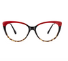 Cat Eye Red Tortoise Eyeglasses