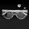 Cat Eye Crystal Clear Eyeglasses