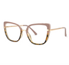 Rectangle Dusty/Pink Eyeglasses