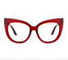 Cat Eye Glitter Red Eyeglasses