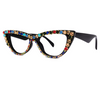 Cat Eye Black Glitter Eyeglasses