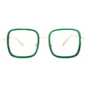 Square Green Eyeglasses