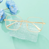 Square Green Eyeglasses