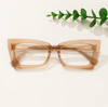 Rectangle Tawny Eyeglasses