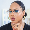 Stylish Black Browline Glasses