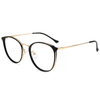 Mixed Materials Cat eye Glasses