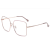 Oversized Metal Square Glasses