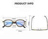 Pombo Ultra-Light Pure Titanium Retro Square Eyeglasses Frame